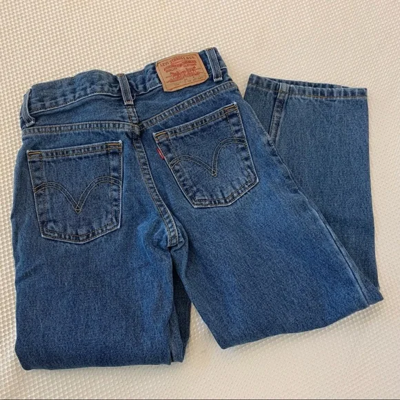 ✅ Levi’s Boys 550 Relaxed Fit Jeans, Sz 9 Regular - Picture 7 of 8